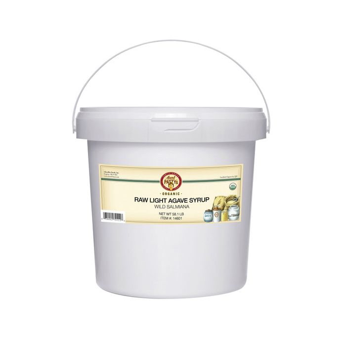 AUNT PATTY: Raw Light Agave Syrup Organic, 58.1 lb