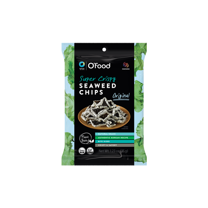 OFOOD: Super Crispy Seaweed Chips Original, 1.23 oz
