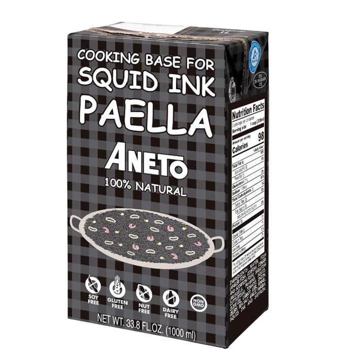 ANETO: Squid Ink Paella Base, 1 lt