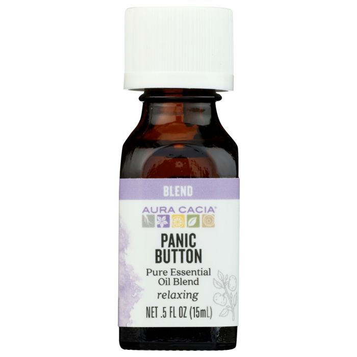 AURA CACIA: Essential Solutions Panic Button, 0.5 oz