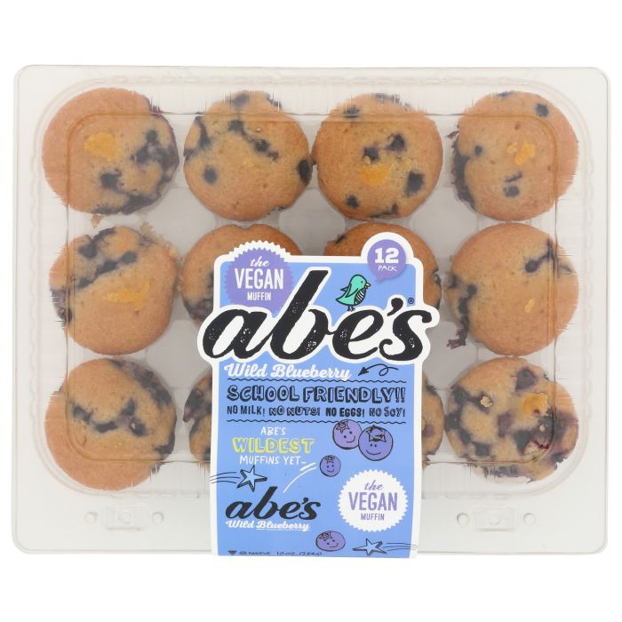 ABES: Vegan Wild Blueberry Mini Muffins, 10 oz