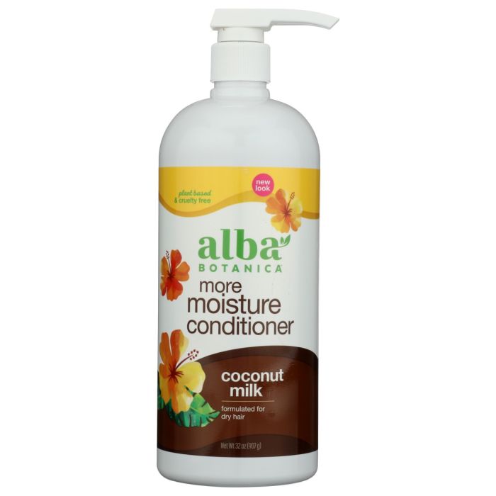 ALBA BOTANICA: More Moisture Conditioner Coconut Milk, 32 oz