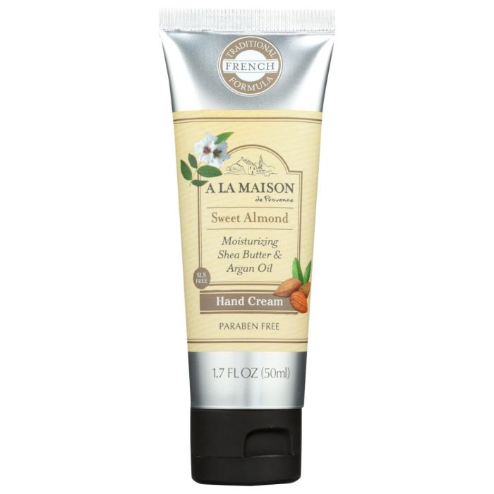A LA MAISON DE PROVENCE: Sweet Almond Hand Cream, 1.7 oz