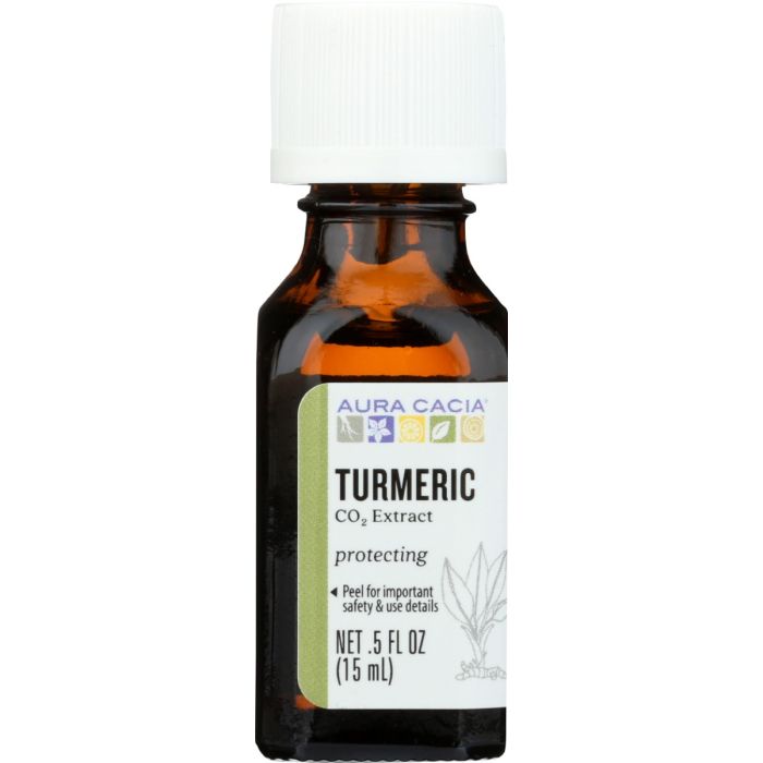 AURA CACIA: Turmeric Extract Essential Oil, 0.5 oz