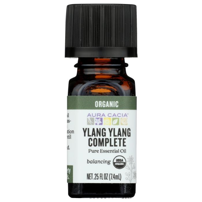 AURA CACIA: Ylang Ylang Complete Essential Oil, 0.25 oz
