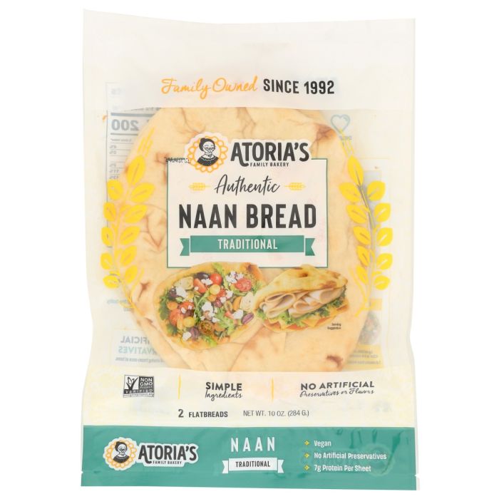 ATORIAS: Traditional Naan Bread, 11 oz