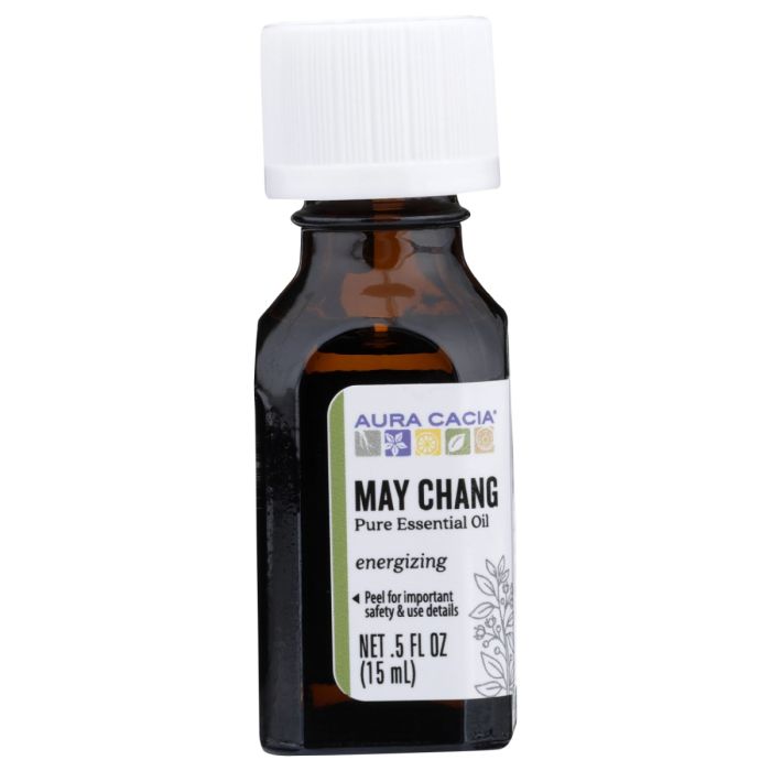 AURA CACIA: May Chang Pure Essential Oil, 0.5 oz