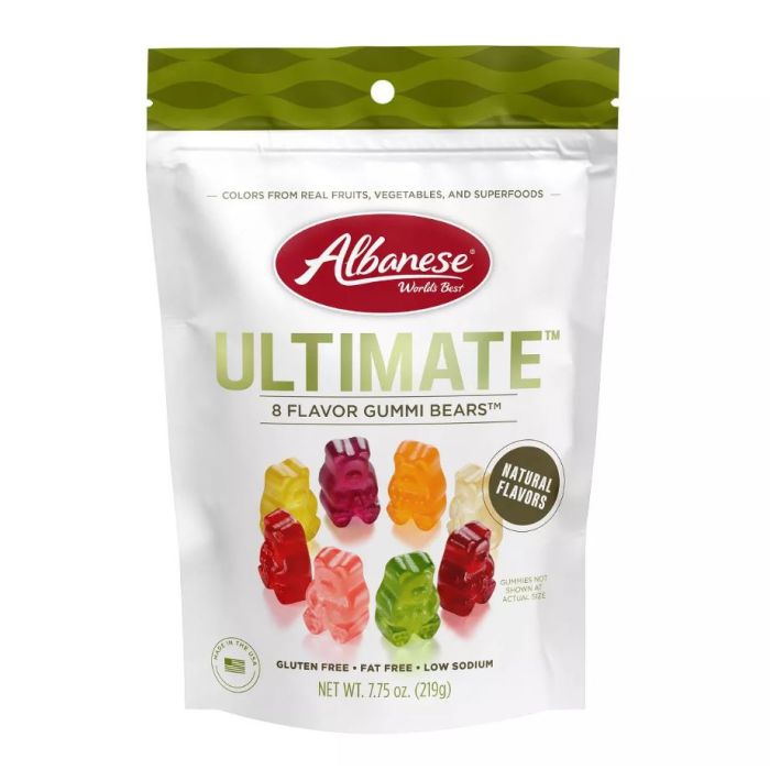 ALBANESE: Assorted Gummi Bear, 7.75 oz