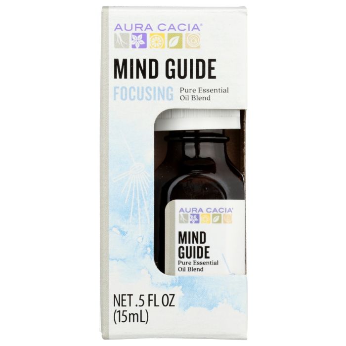 AURA CACIA: Mind Guide Essential Oil Boxed, 0.5 fo