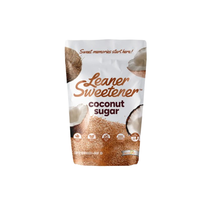 LEANER CREAMER: Leaner Sweetener Coconut Sugar, 16 oz