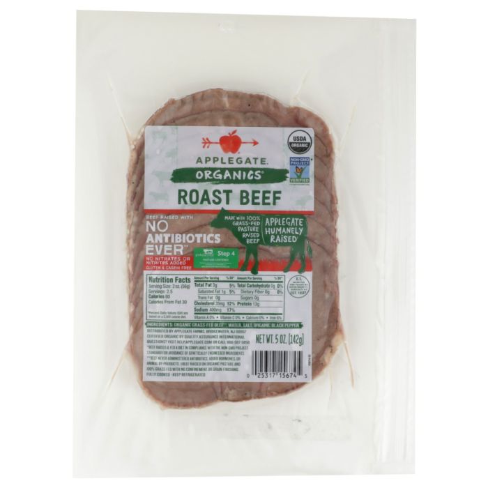 APPLEGATE: Organic Roast Beef, 5 oz