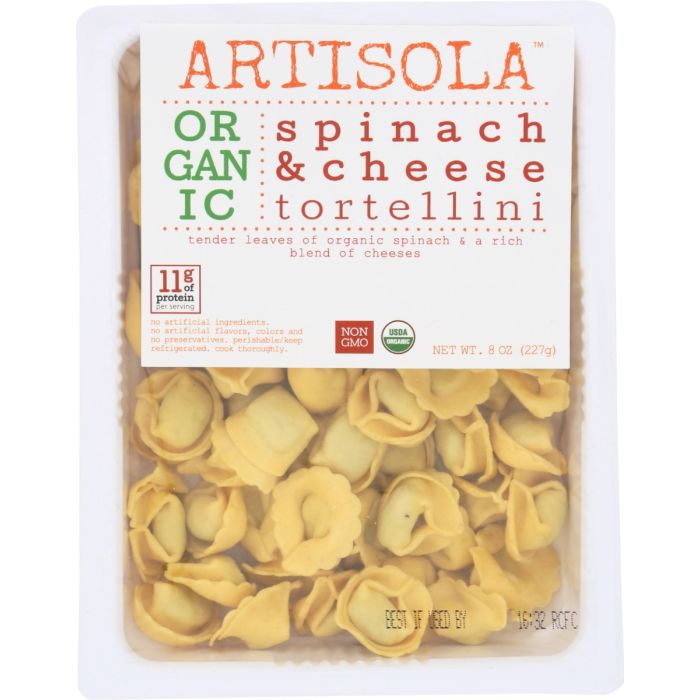 ARISTOLA: Organic Spinach and Cheese Tortellini, 8 oz