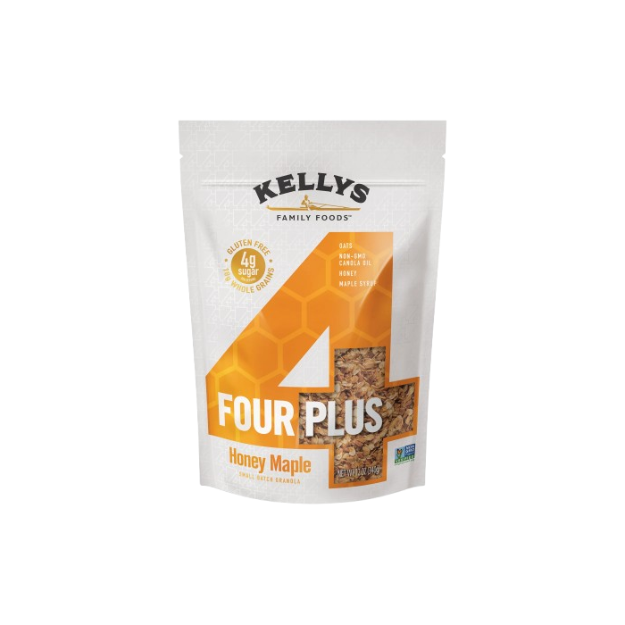 KELLYS FOUR PLUS GRANOLA: Honey Maple Granola, 12 oz