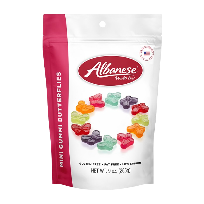 ALBANESE: Mini Gummi Butterflies, 9 oz