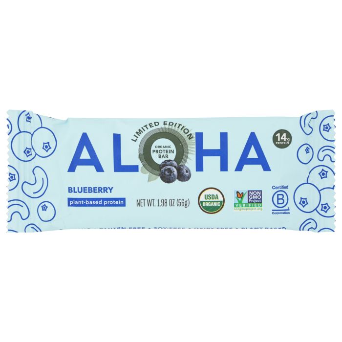 ALOHA: Blueberry Bar, 1.98 oz