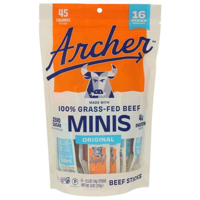 ARCHER: Original Beef Mini Sticks, 8 oz
