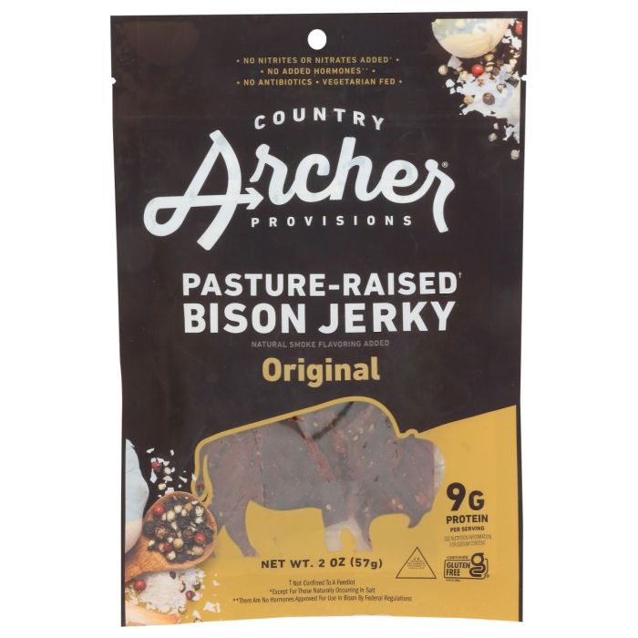 ARCHER: Original Bison Jerky, 2 oz