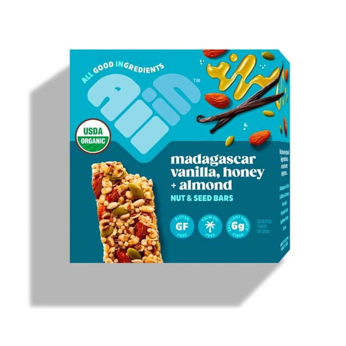 ALL IN: Madagascar Vanilla Honey Almond Bars, 8.4 oz