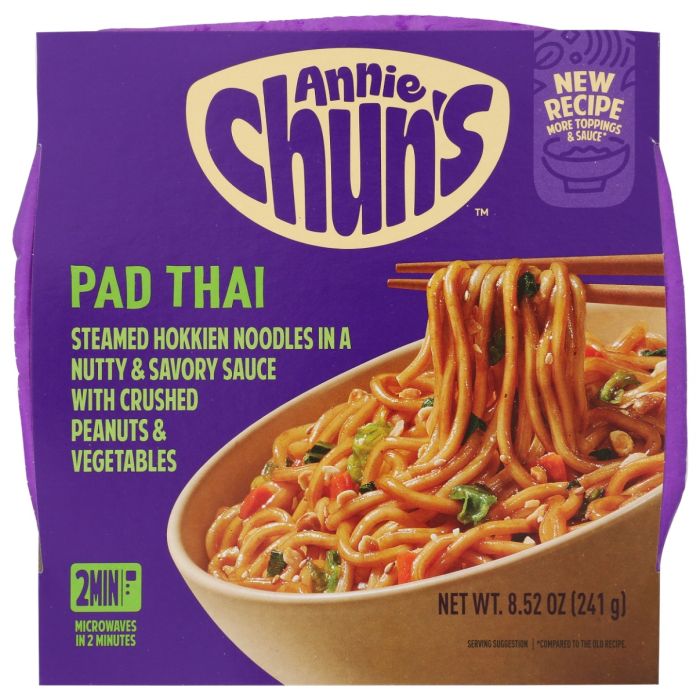 ANNIE CHUNS: Pad Thai Noodle Bowl, 8.52 oz