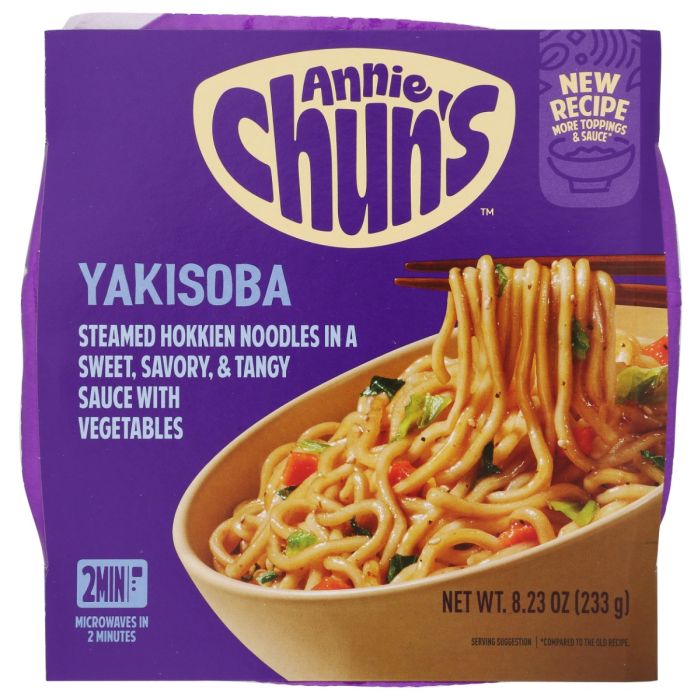 ANNIE CHUNS: Yakisoba Noodle Bowl, 8.23 oz