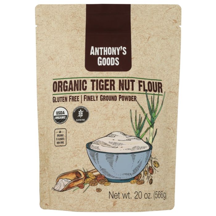 ANTHONYS GOODS: Organic Tiger Nut Flour, 20 oz