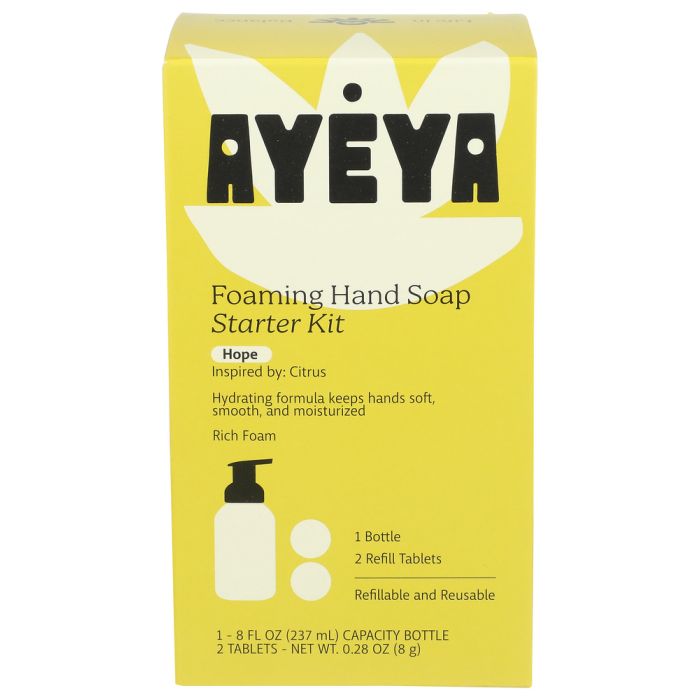 AYEYA: Hope Foaming Hand Soap Starter Kit, 1 ea