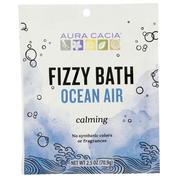 AURA CACIA: Ocean Air Fizzy Bath, 2.5 oz