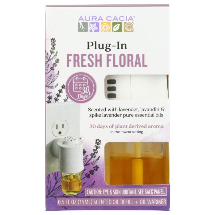 AURA CACIA: Fresh Floral Plug In, 1 ea