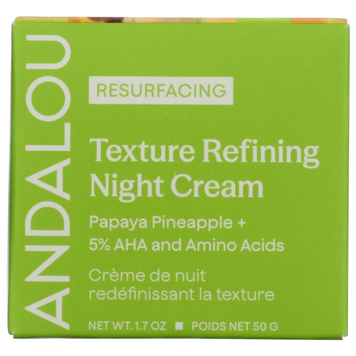 ANDALOU NATURALS: Resurfacing Texture Refining Night Cream, 1.7 oz