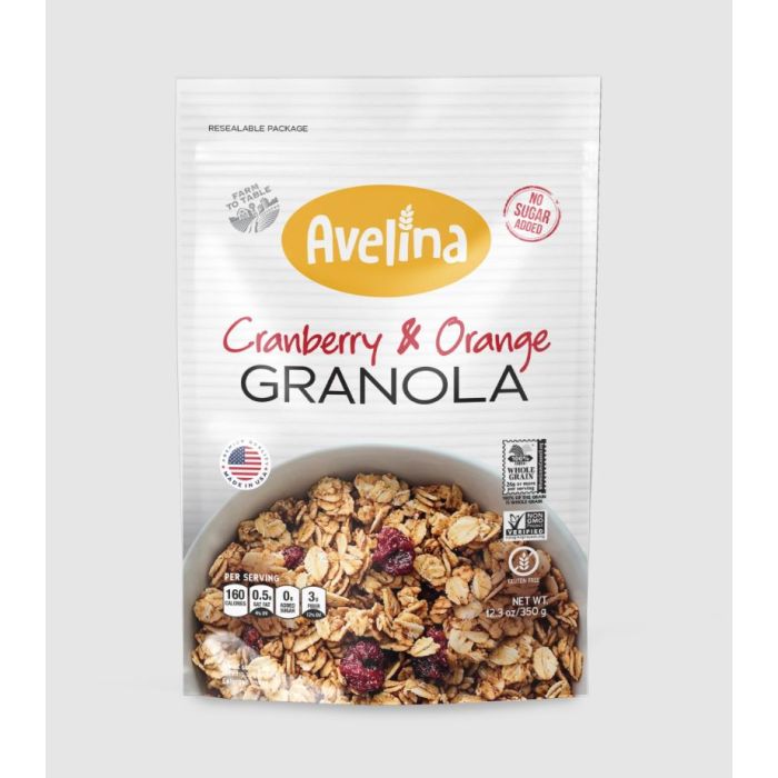 AVELINA: Cranberry Orange Granola, 12.3 oz