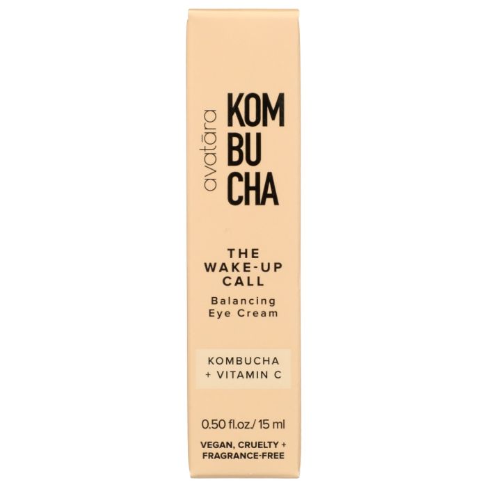 AVATARA SKIN: Kombucha The Wake Up Call Eye Cream, 0.5 fo
