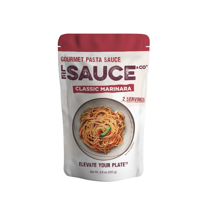 LE SAUCE & CO: Classic Marinara Gourmet Pasta Sauce, 8.8 oz