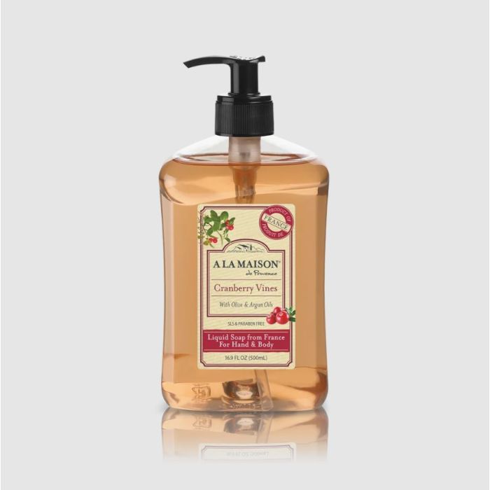 A LA MAISON: Cranberry Vines Liquid Hand Soap, 16.9 fo