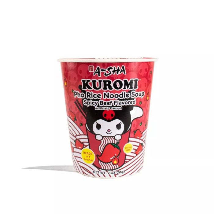 A SHA: Kuromi Pho Rice Spicy Beef Noodle Soup, 2 oz