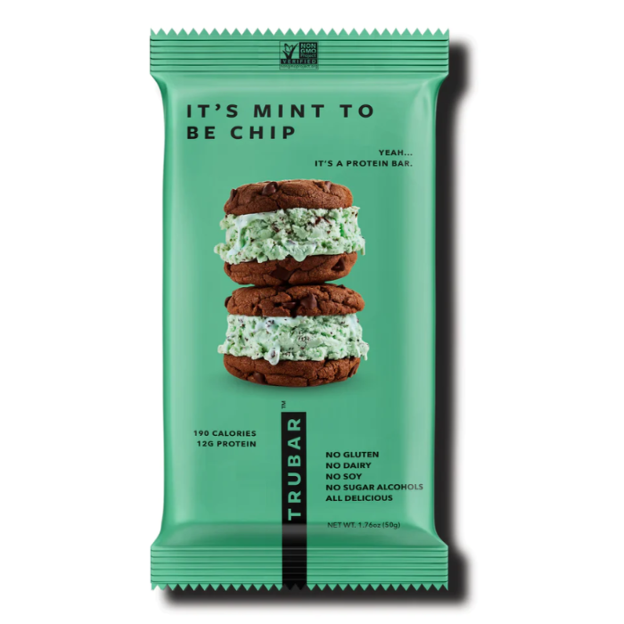 TRUBAR: It's Mint To Be Chip Protein Bar, 1.76 oz