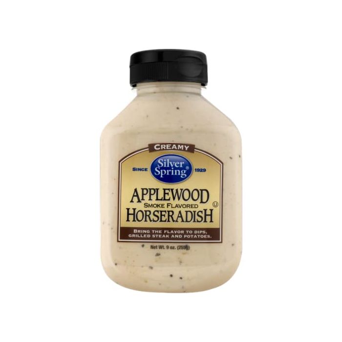 SILVER SPRING: Applewood Smoke Flavored Horseradish, 9 oz