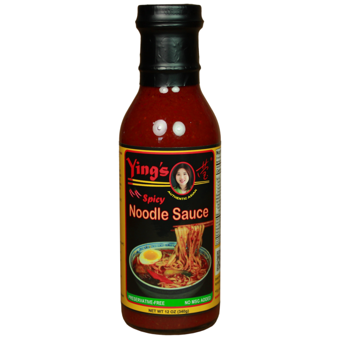 YINGS: Spicy Noodle Sauce, 12 oz