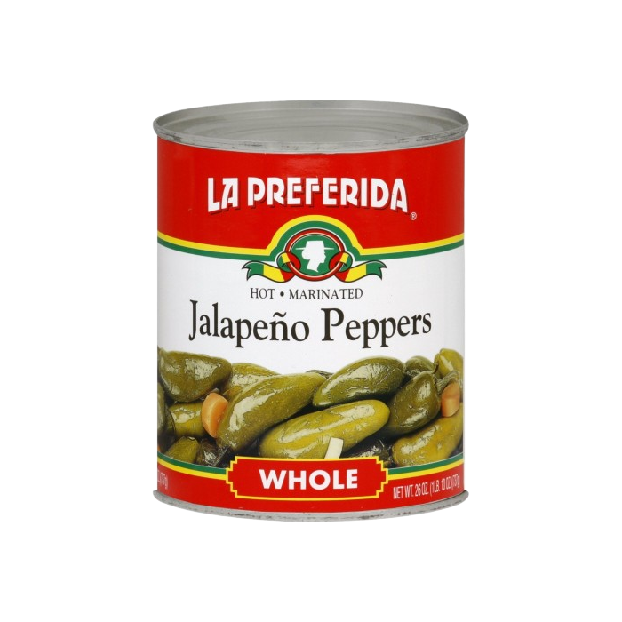 LA PREFERIDA: Whole Jalapeno Peppers, 26 oz