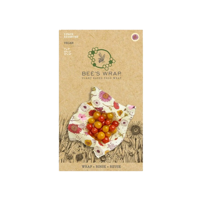 BEES WRAP: Vegan Meadow Magic 3Pk, 6 ea