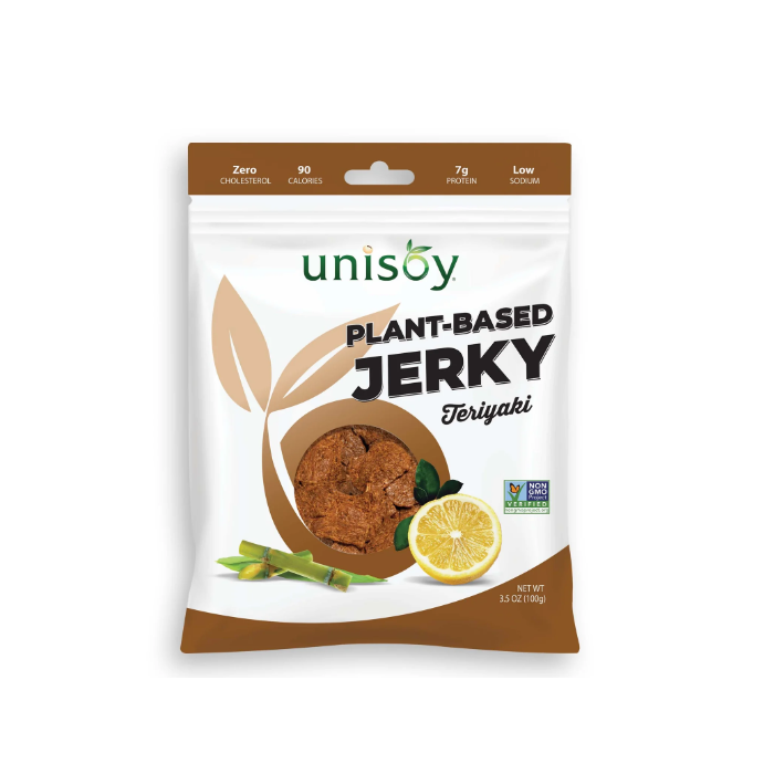 UNISOY: Plant Based Jerky Teriyaki, 3.5 oz