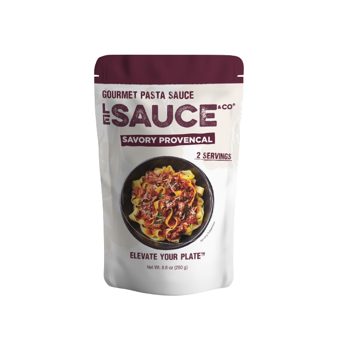 LE SAUCE & CO: Savory Provencal Gourmet Pasta Sauce, 8.8 oz