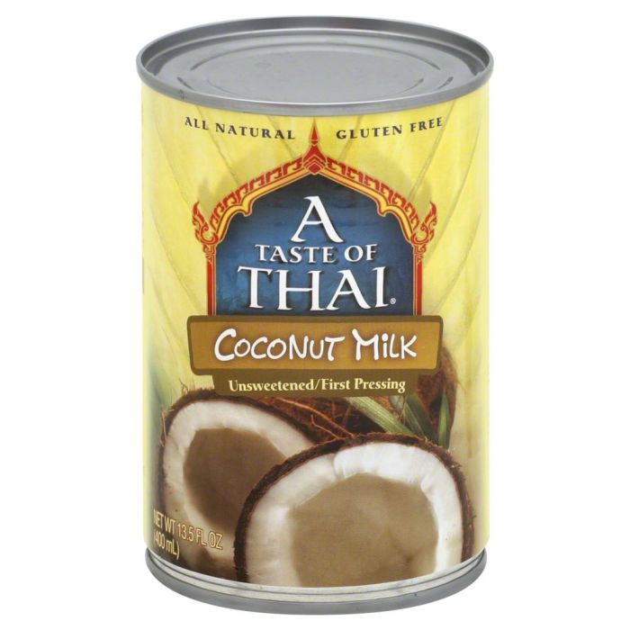TASTE OF THAI: Coconut Milk, 13.5 oz