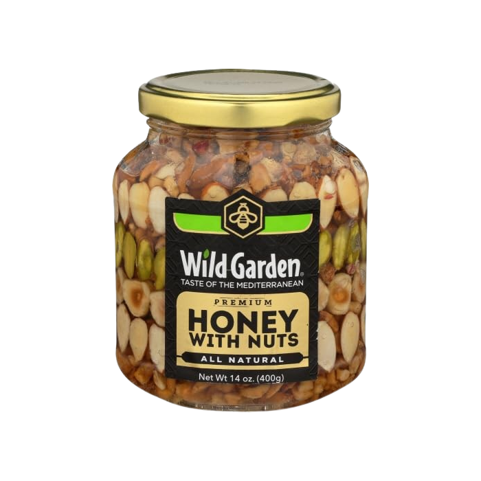 WILD GARDEN: Honey with Nuts, 14 oz