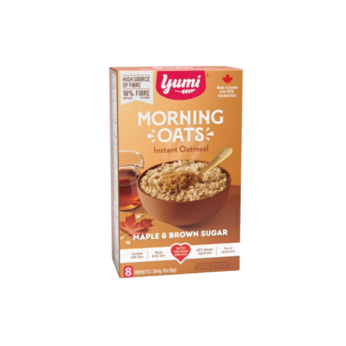 YUMI: Maple and Brown Sugar Morning Oats, 10.72 oz