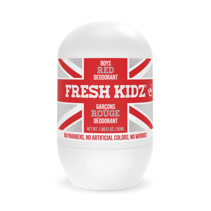 FRESH KIDZ: Boys Red Roll On Deodorant, 1.86 fo