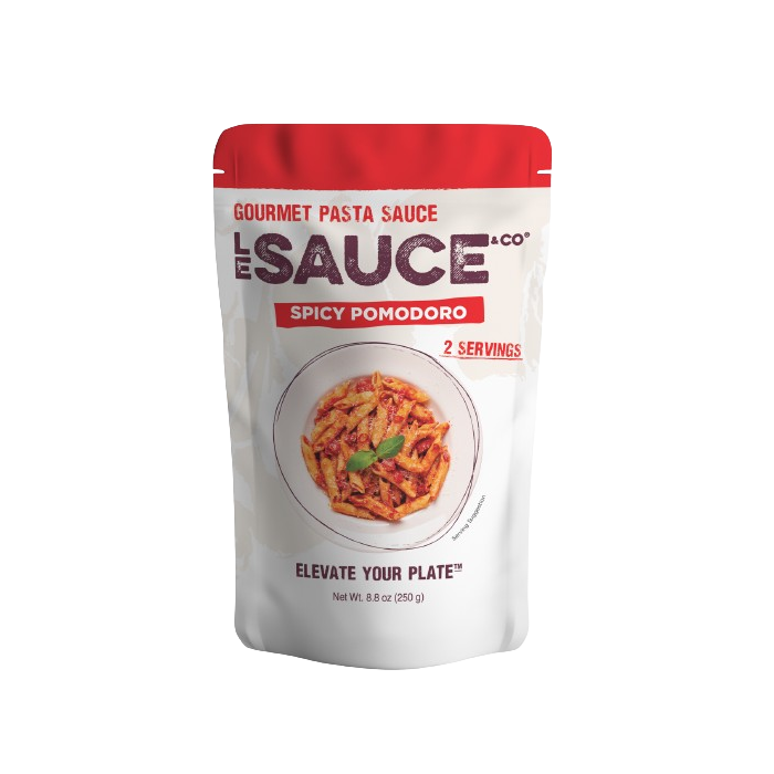 LE SAUCE & CO: Spicy Pomodoro Gourmet Pasta Sauce, 8.8 oz