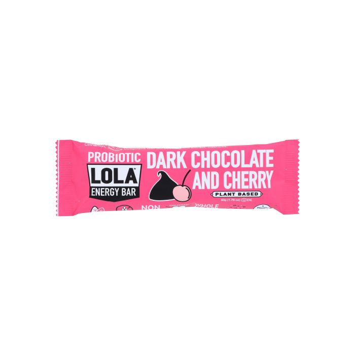 LOLA SNACKS: Dark Chocolate Cherry Energy Bar, 1.76 oz