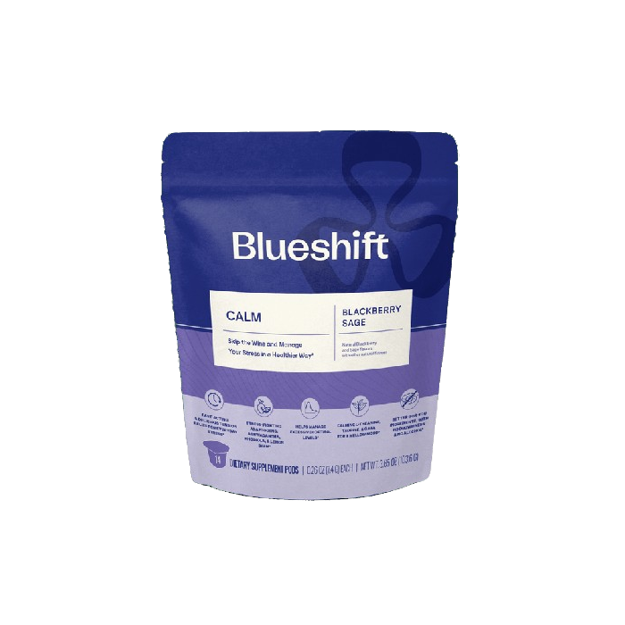 BLUESHIFT NUTRITION: Calm Blackberry Sage 14Ct, 3.65 oz