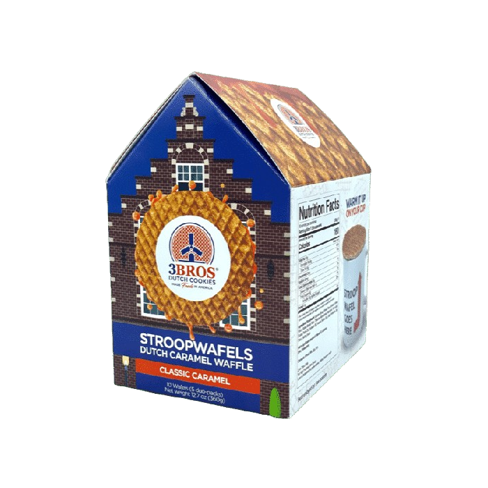 3BROS: Classic Caramel Stroopwafel In Canal House Box, 12.7 oz