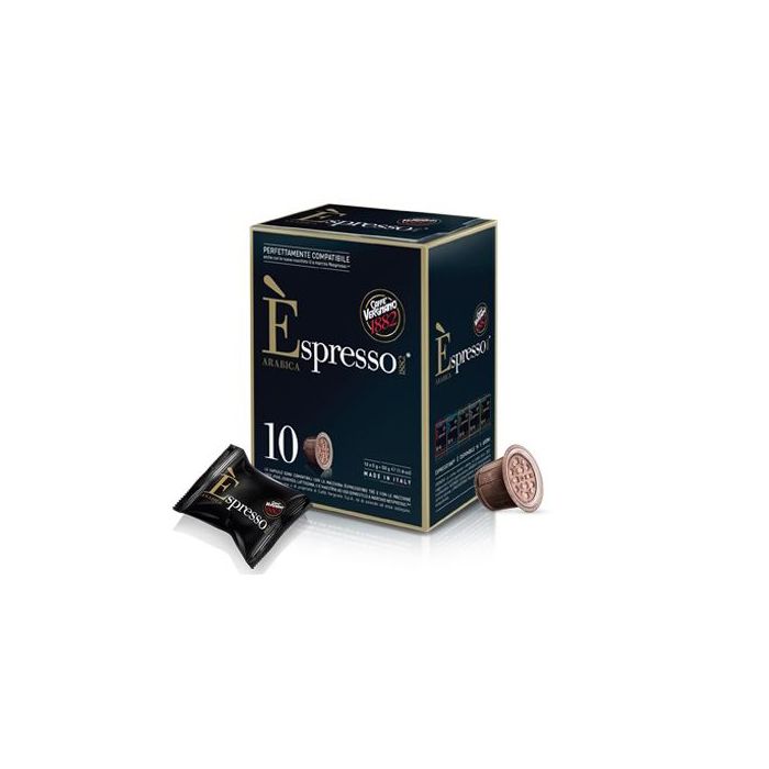 CAFE VERGNANO: Espresso Arabica Capsule. 4.94 oz
